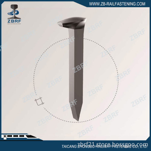 Railway dog spike for wooden sleeper